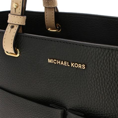 black leather michael kors bag|michael kors outlet black purse.